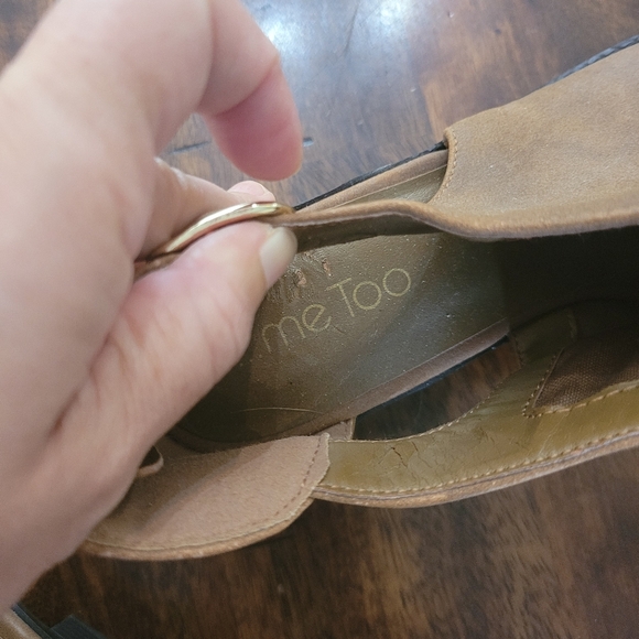 Mee Too Tan Stylish Ankle Boots With Buckle! Size 9 - Picture 8 of 8